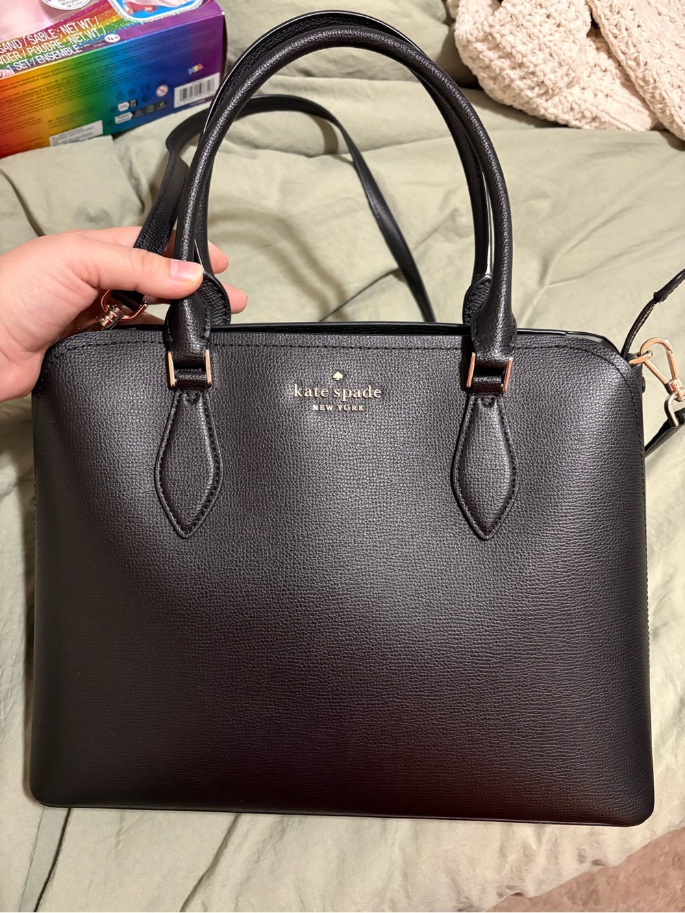 Kate Spade Darcy large black purse
